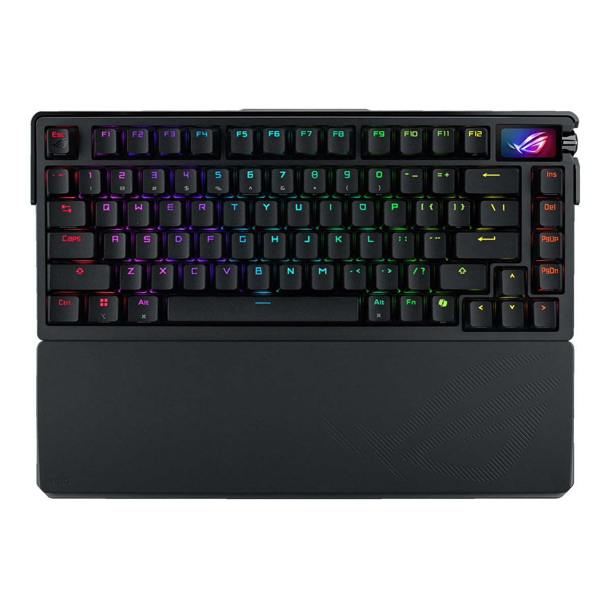 ASUS ROG AZOTH EXTREME 75% Wireless DIY Custom Gaming Keyboard, OLED display